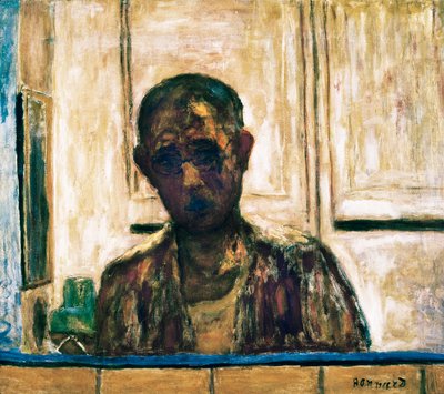 Auto-retrato num espelho de barbear de Pierre Bonnard