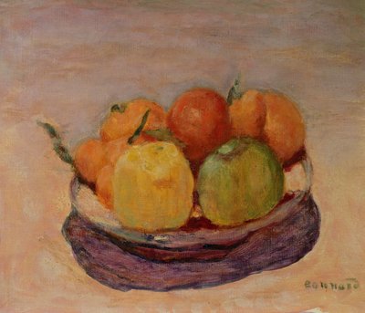 Ainda vida com fruta de Pierre Bonnard