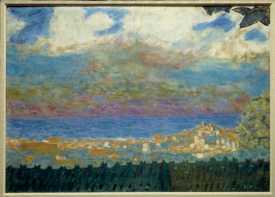 Storm Sky em Cannes Pintura de Pierre Bonnard - 1945 de Pierre Bonnard
