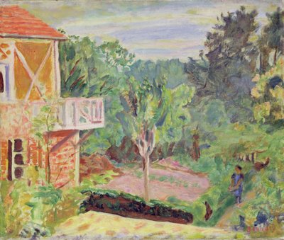 Sunlight at Vernon, c.1920 (óleo sobre tela) de Pierre Bonnard
