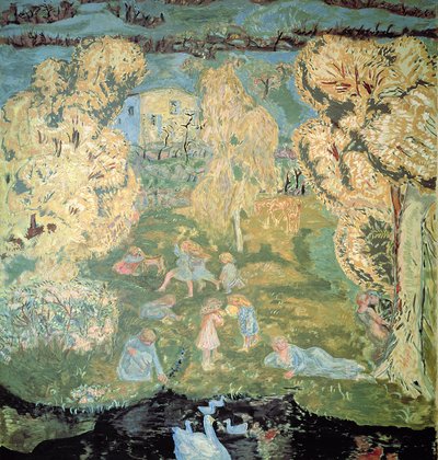 Os primeiros dias da primavera no campo, 1912 de Pierre Bonnard