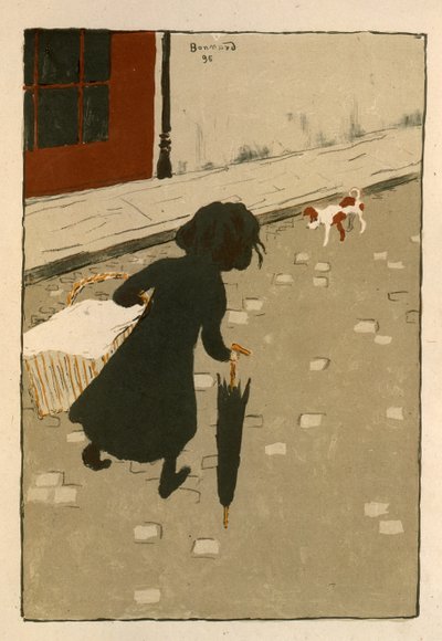 A garotinha da lavanderia, 1896 de Pierre Bonnard