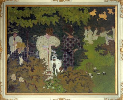Crepúsculo ou Festa do Croquete de Pierre Bonnard