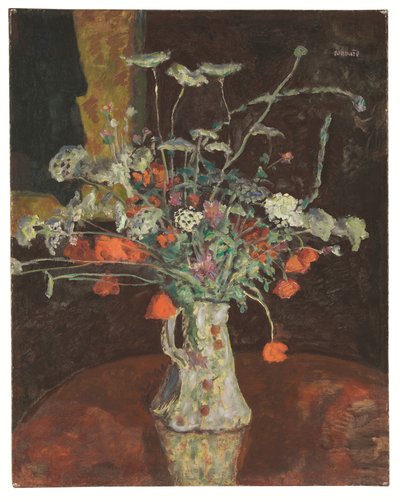 Flores silvestres, umbelas e papoilas, c.1912 (óleo sobre tela) de Pierre Bonnard