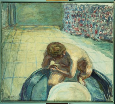 Woman in a Bath, c.1917 (óleo sobre tela) de Pierre Bonnard