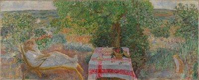 Mulher numa Paisagem, c.1914 (óleo sobre tela) de Pierre Bonnard