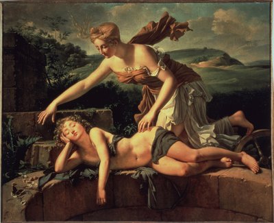 A Criança e a Fortuna. Pintura de Pierre Bouillon (1776 - 1831) de Pierre Bouillon