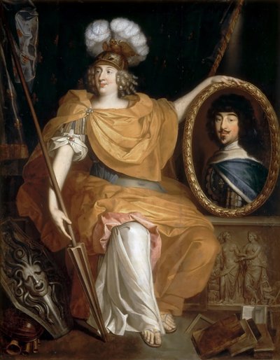 Retrato de Anne Marie Louise d&39;Orléans, Duquesa de Montpensier de Pierre Bourguignon