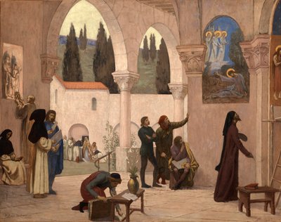 Inspiração cristã de Pierre Cécile Puvis de Chavannes