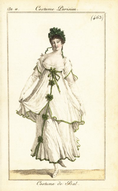 Mulher a dançar num baile, Paris de Pierre Charles Baquoy