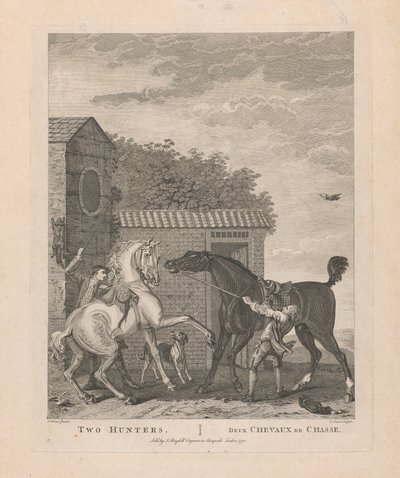2. Dois Caçadores / Deux Chevaux de Chasse de Pierre Charles Canot