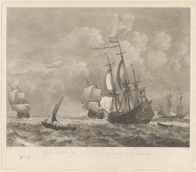 Estudo Marinho nº 3 de Pierre Charles Canot