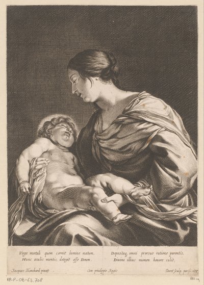 Maria com criança de Pierre Daret