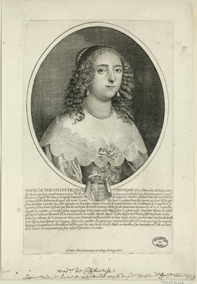 Marie de Rohan, duquesa de Cheuvreuse de Pierre Daret