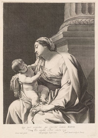 Virgem e Menino de Pierre Daret
