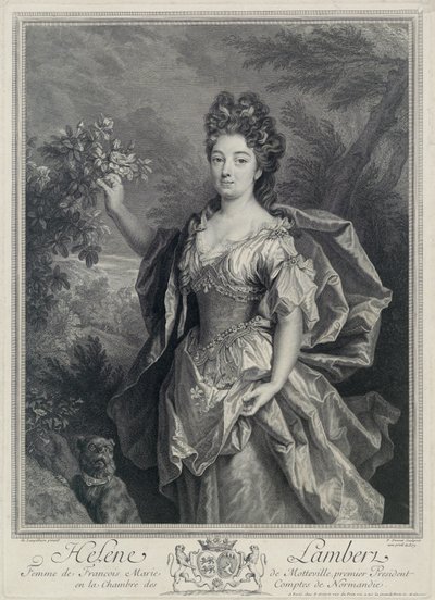 Helene de Motteville de Pierre Drevet