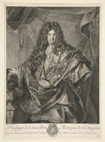 Philippe de Courcillon, Marquês de Dangeau de Pierre Drevet