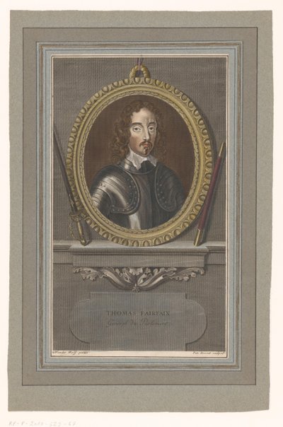 Portret van Thomas Fairfax
Thomas Fairfax (título sobre o objecto) de Pierre Drevet