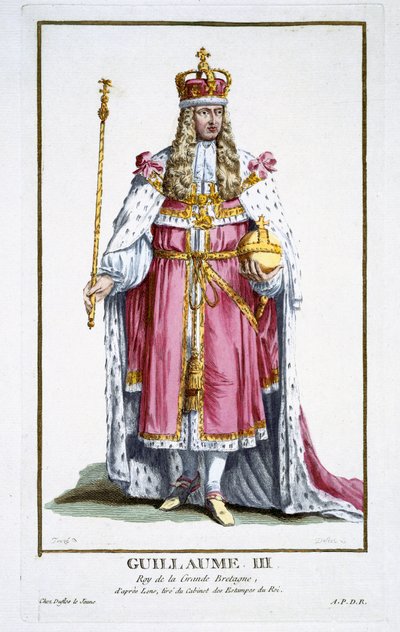 William III (1650-1702) de Orange, 1780 de Pierre Duflos