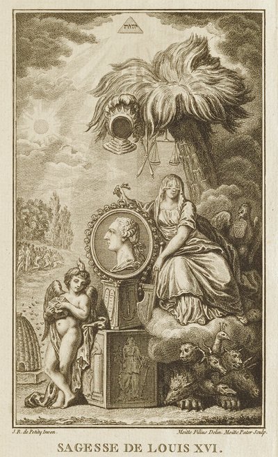 A sabedoria de Luís XVI de Pierre Etienne Moitte