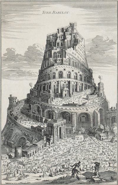 Torre de Babilon de Pierre Fourdrinier