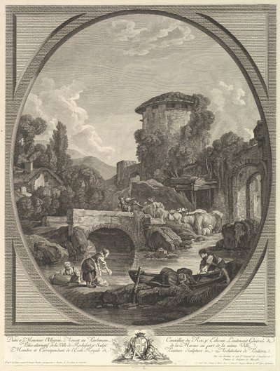 paisagem de Pierre Francois Laurent