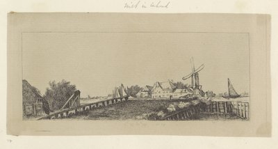 Paisagem com uma ponte e um moinho de madeira
Recueil de quatre-vingt-cinq estampes originales (título da série) de Pierre François Basan (workshop of)