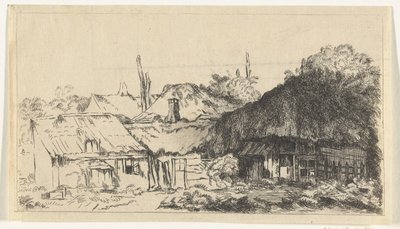 Paisagem inacabada de Pierre François Basan (workshop of)