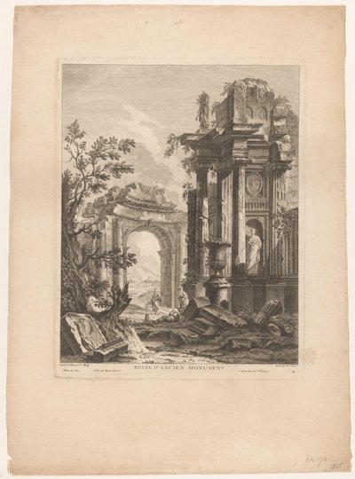 Ruína de um monumento antigo Ruine d