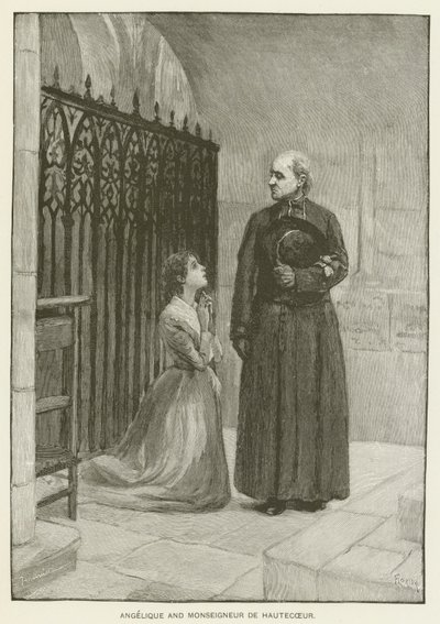 Angelique e Monseigneur de Hautecoeur de Pierre Georges Jeanniot