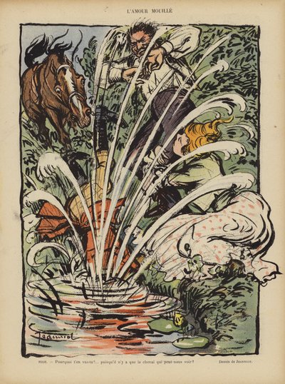 Ilustração para o riso de Pierre Georges Jeanniot