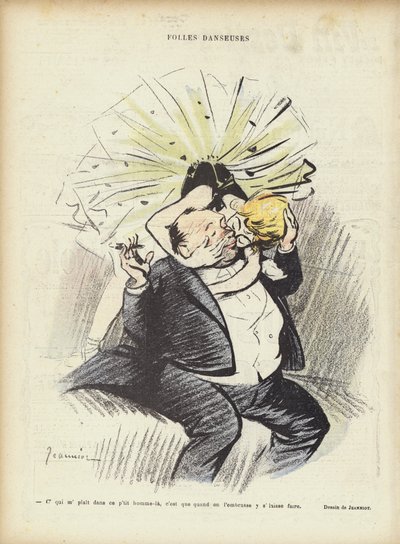 Ilustração para o riso de Pierre Georges Jeanniot