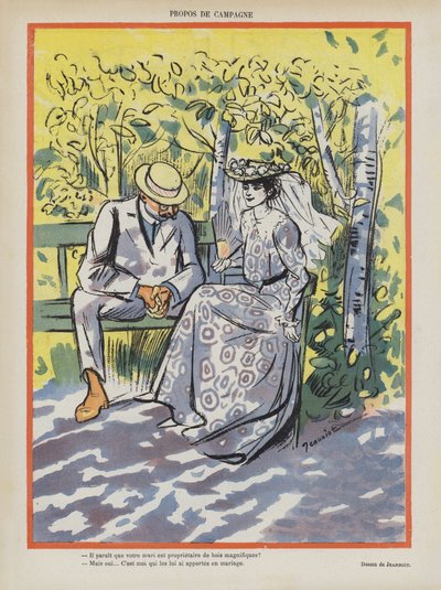 Ilustração para o riso de Pierre Georges Jeanniot