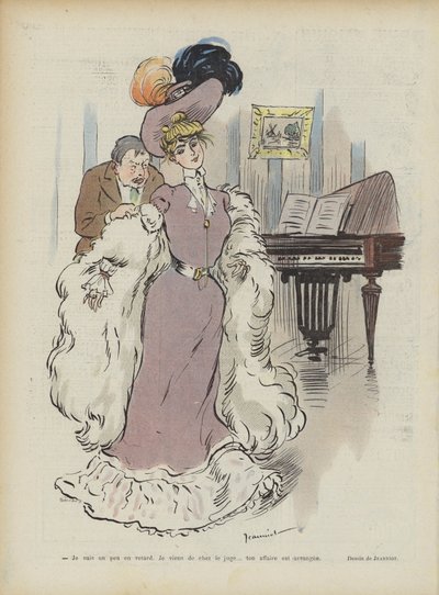 Ilustração para o riso de Pierre Georges Jeanniot