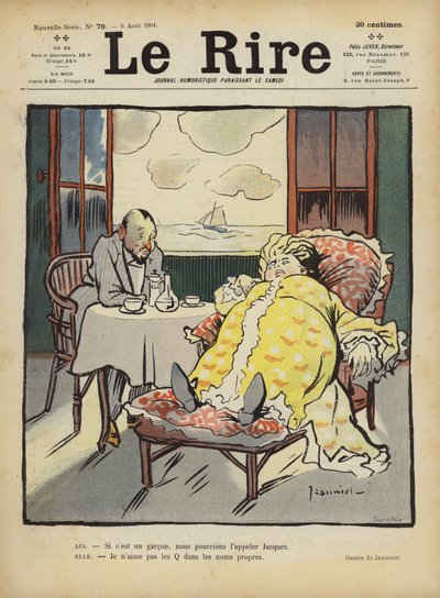 Ilustração para o riso de Pierre Georges Jeanniot