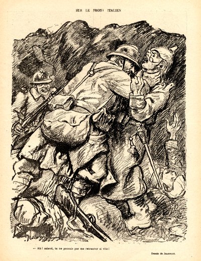 Ilustração para a revista "Le Rire Rouge" de Pierre Georges Jeanniot