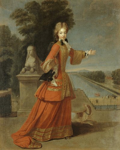Retrato de Maria Adelaide de Saboia, duquesa de Borgonha de Pierre Gobert