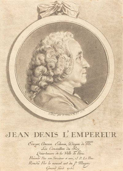 João Denis, o Imperador de Pierre Gonord after Charles Nicolas Cochin II