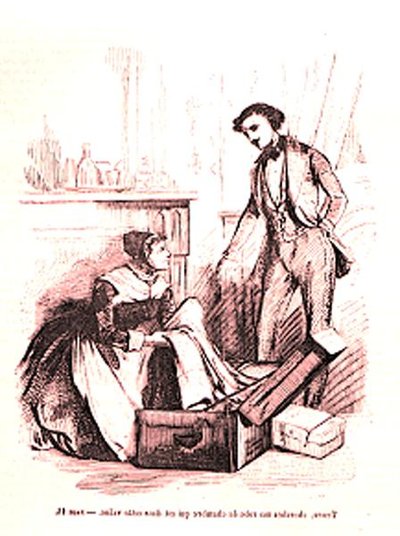 Charles Grandet e Nanon, ilustração de 
