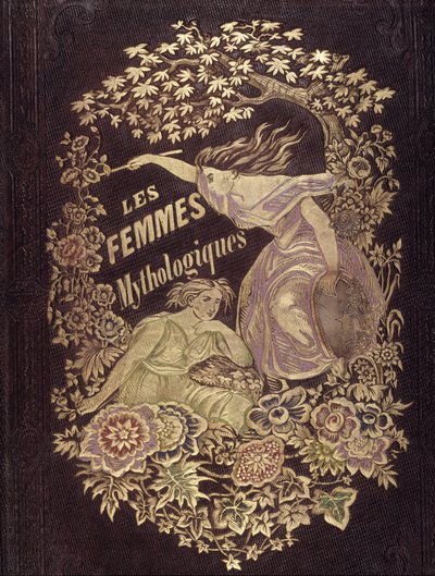 Mulheres mitológicas - Couv. de "Muses et Fées", desenho de G. Staal, de Mery e do Cte Foelix de Pierre Gustave Eugene Staal