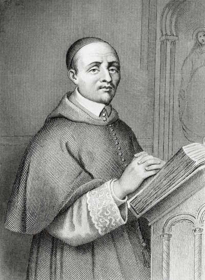Retrato de Giulio Alberoni (1664-1752), cardeal e estadista italiano, primeiro-ministro de Filipe V de Espanha, gravura de Pierre-Gustave-Eugene Staal (1817-1882) de Pierre Gustave Eugene (1817 82) Staal