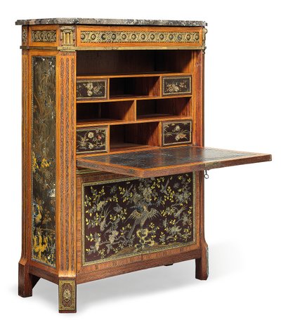 Louis XVI Secretaire a Abbatant, final do século 18 de Pierre Harry Mewesen