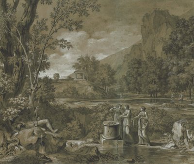 Paisagem Clássica de Pierre Henri de Valenciennes