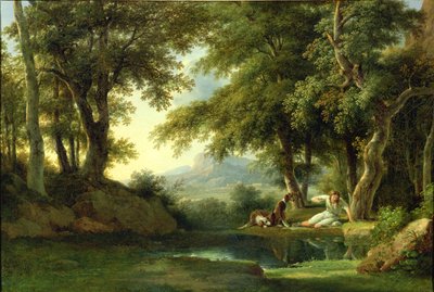 Narciso Admirando sua Reflexão de Pierre Henri de Valenciennes