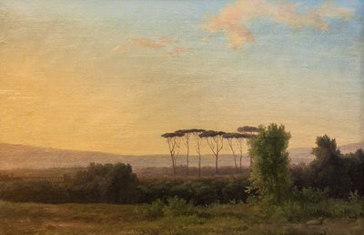 Campanha romana (óleo sobre tela) de Pierre Henri de Valenciennes