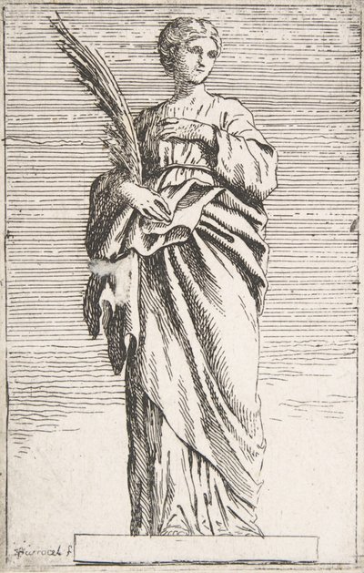 Figura feminina em pé, ca. 1739-40., c. 1739-40. de Pierre Ignace Parrocel