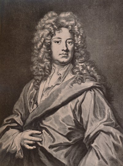Charles Montagu, 1º conde de Halifax, poeta e político inglês, início do século XVIII 1894 de Pierre Imbert Drevet