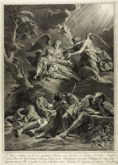 Cristo no Getsémani de Pierre Imbert Drevet