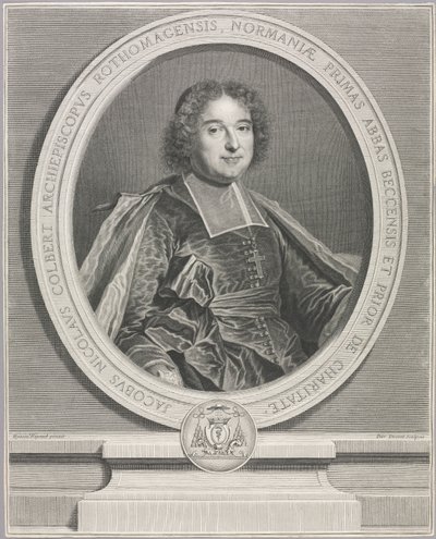 Jacques-Nicolas Colbert. de Pierre Imbert Drevet