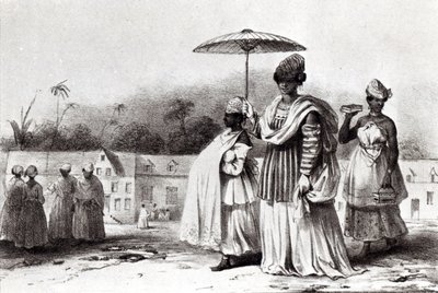Senhora levando uma criança ao Baptismo, de 